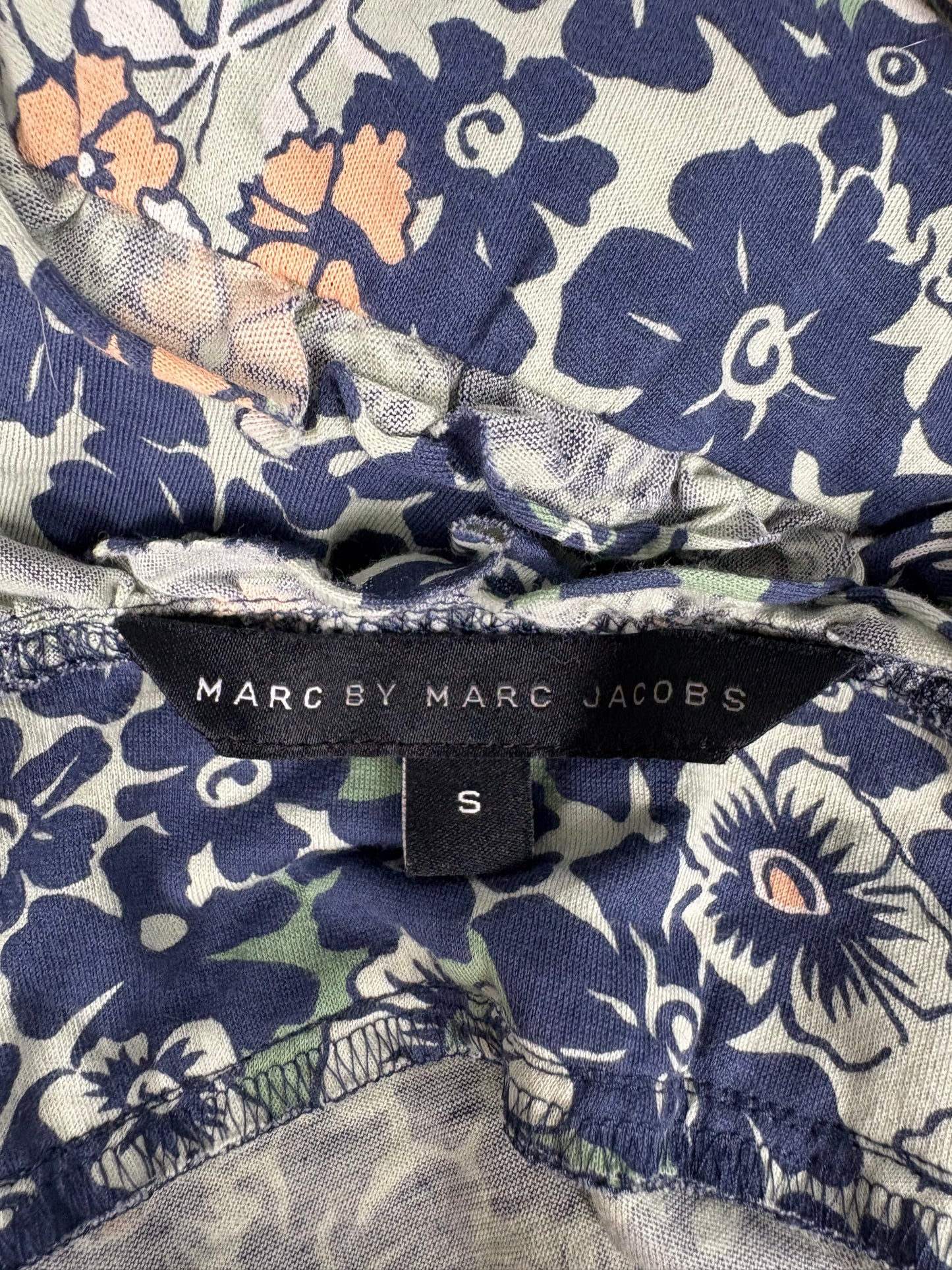 Marc by Marc Jacobs Blue Floral Camisole Top