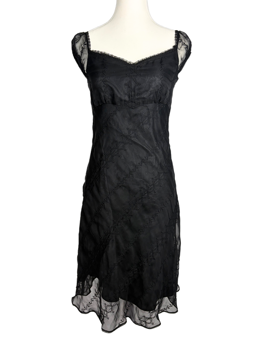 Rebecca Taylor Black Lace Dress