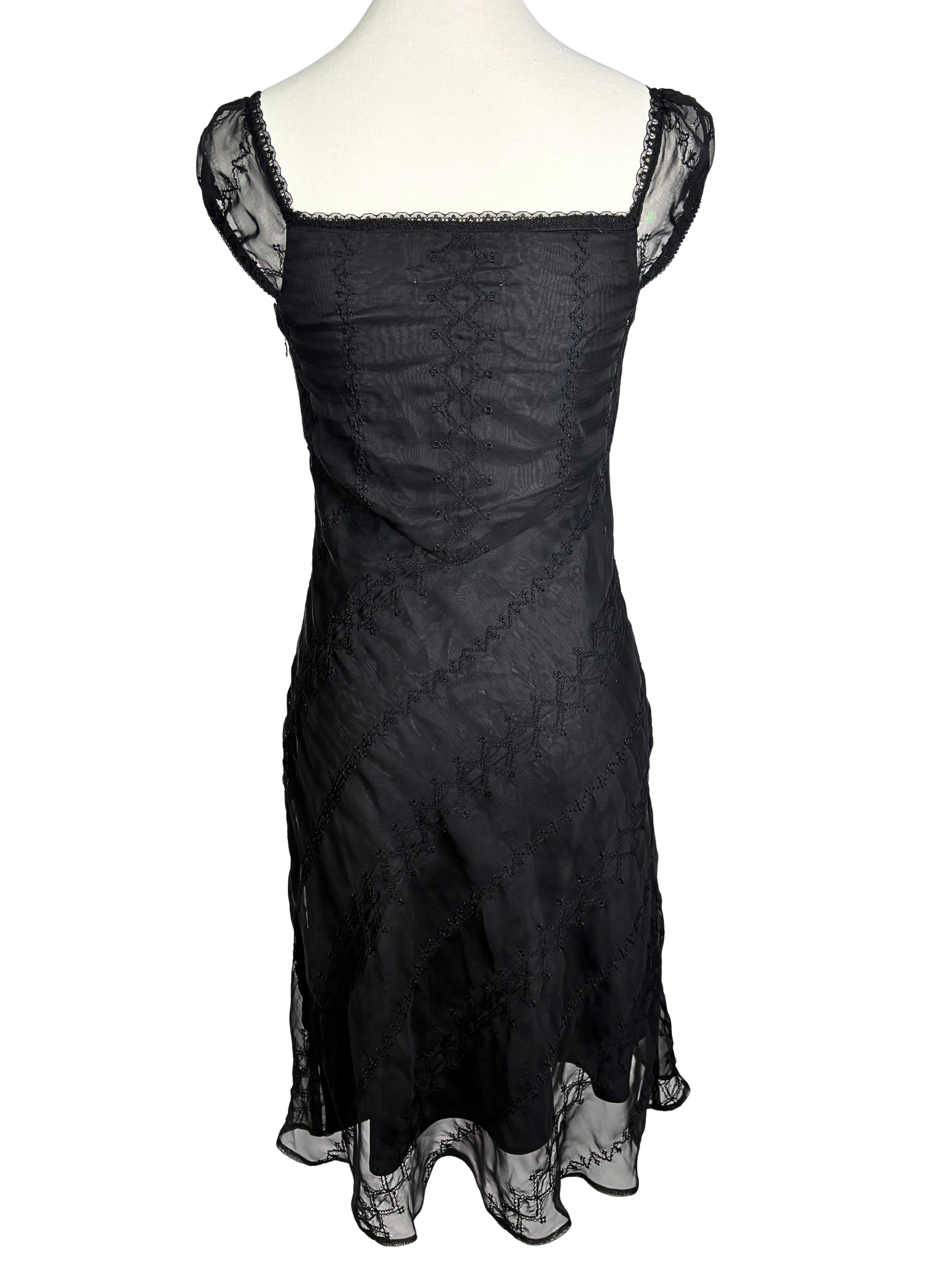 Rebecca Taylor Black Lace Dress