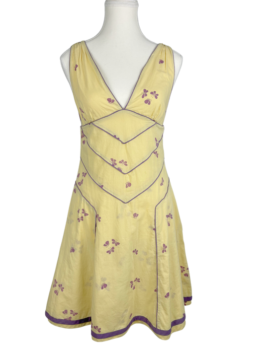 Marc Jacobs Butter Yellow Butterfly dress