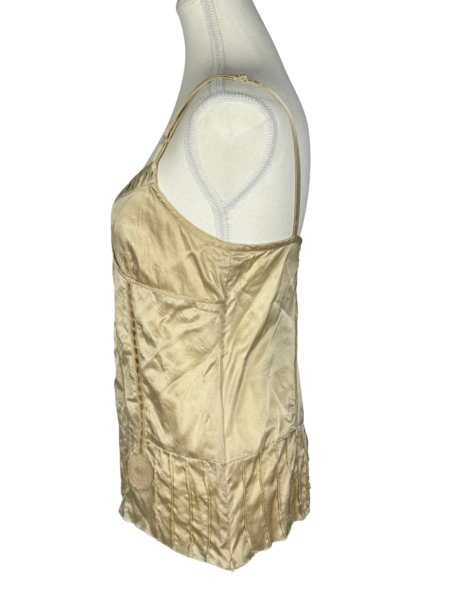 Marc Jacobs Champagne Silk Cami Top