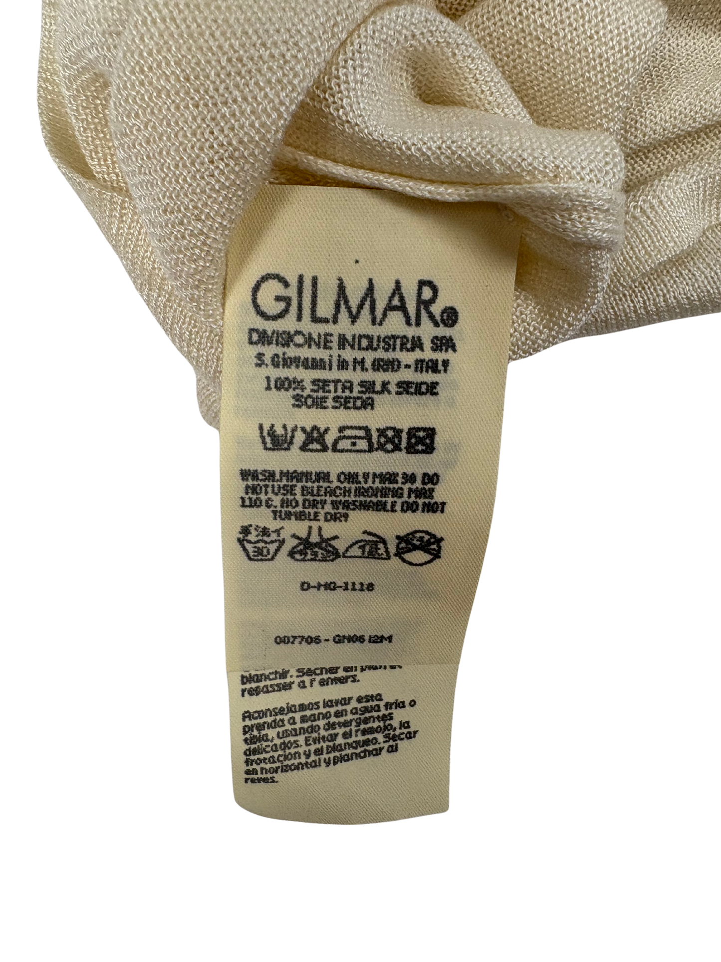 Iceberg beaded Silk knit top