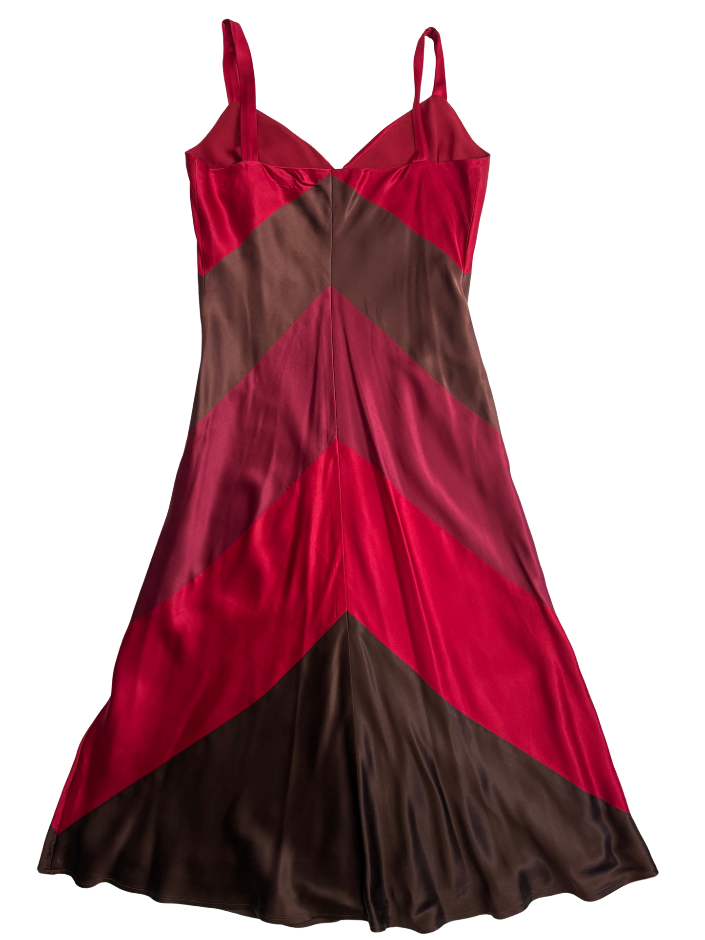 BCBGMAXAZRIA Red Silk Dress