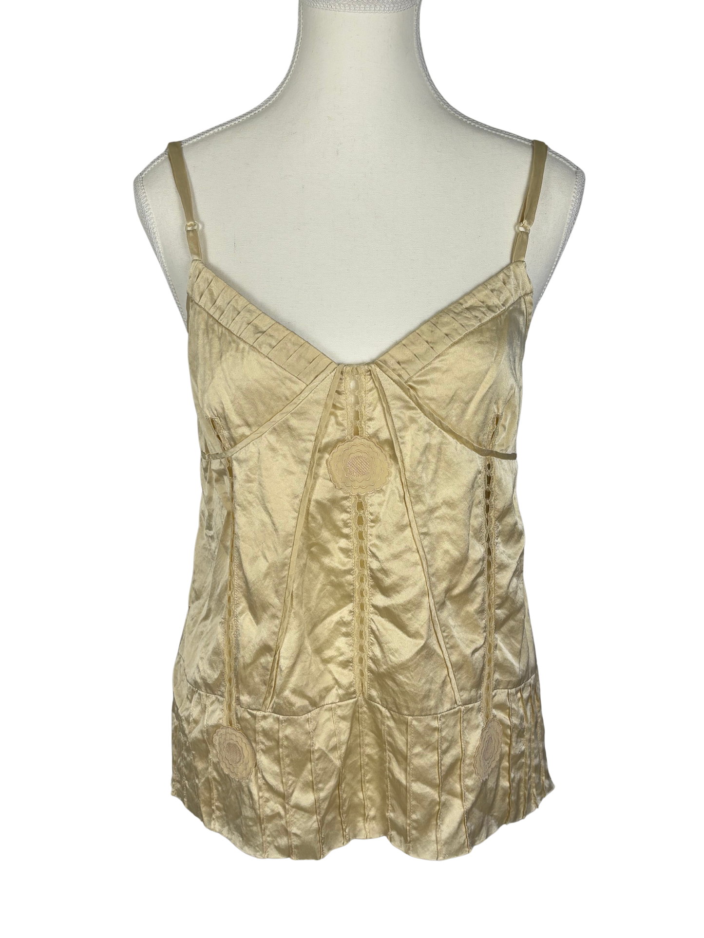 Marc Jacobs Champagne Silk Cami Top