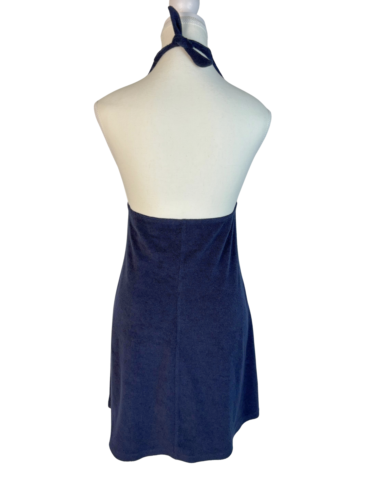 Ralph Lauren Dark Blue Terry Towelling Dress