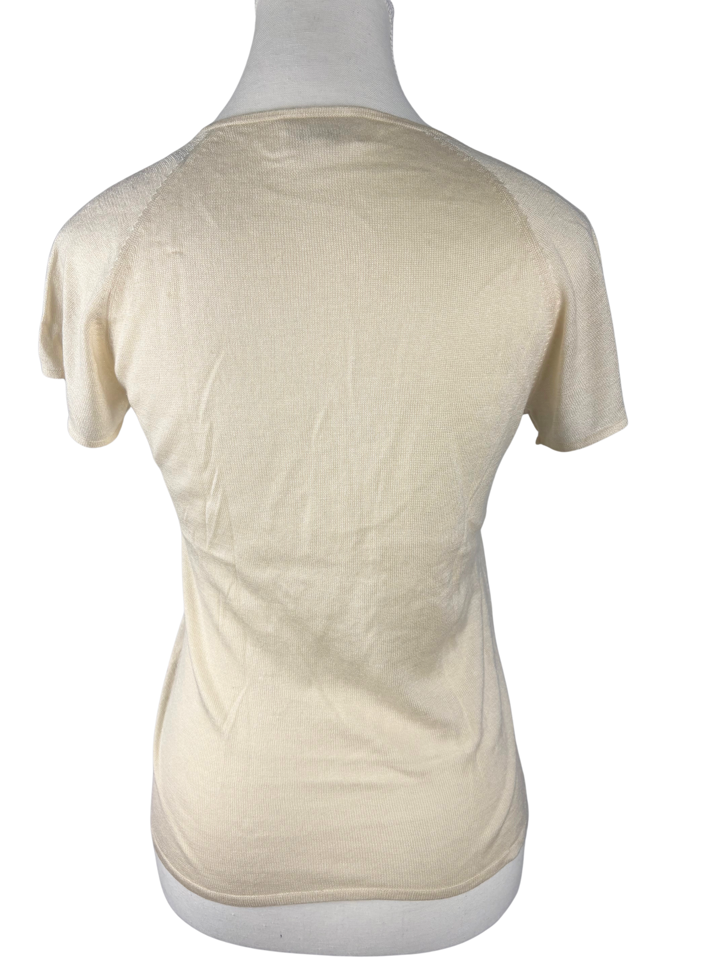 Iceberg beaded Silk knit top