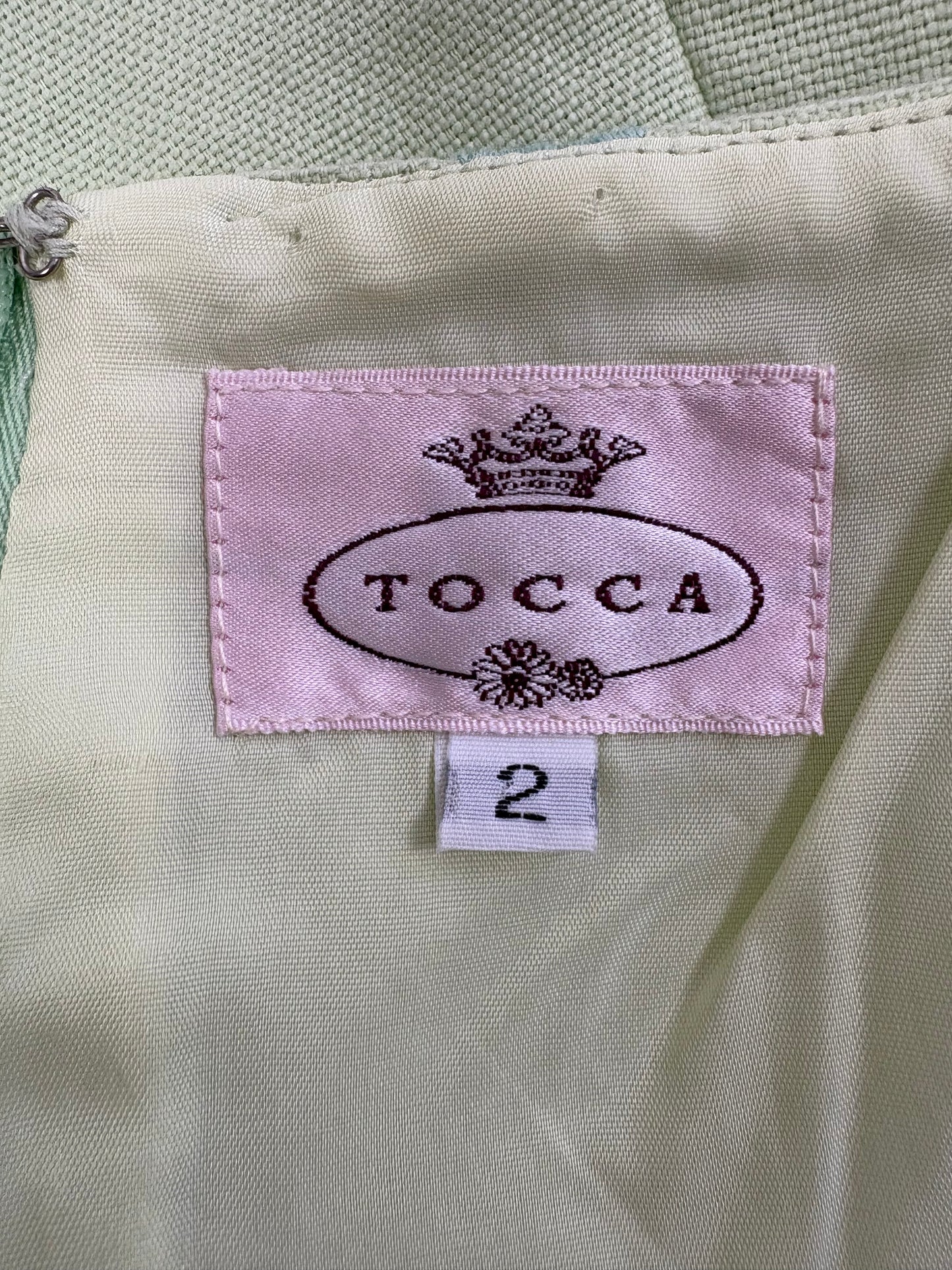 TOCCA Green Leaf Dress