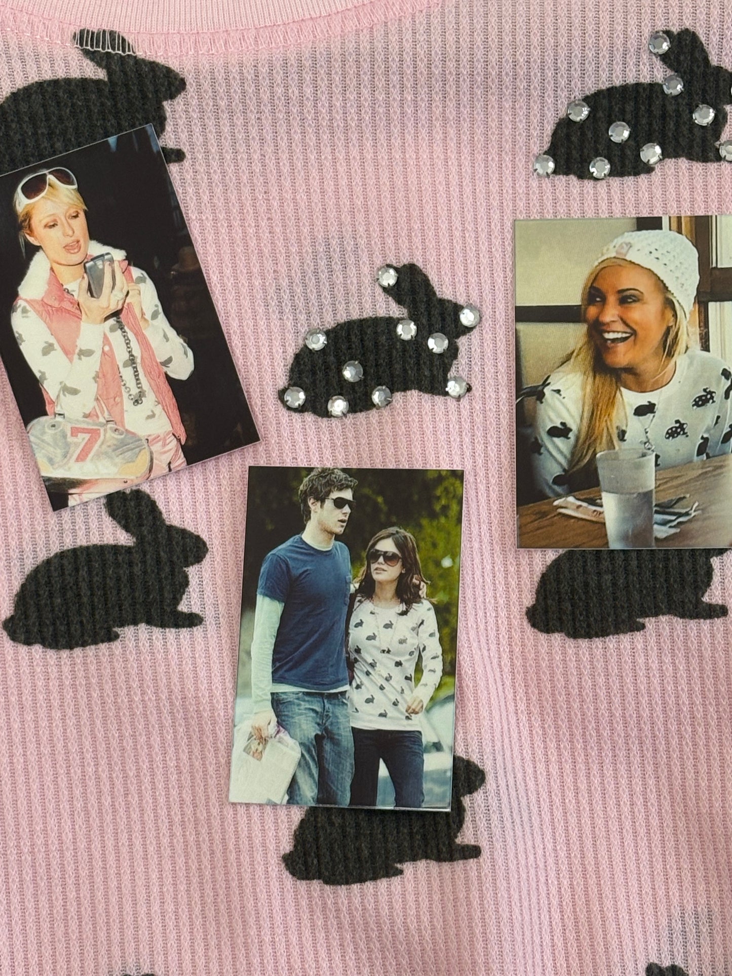 PRIMP Deadstock Pink Bunny Long Sleeve Top