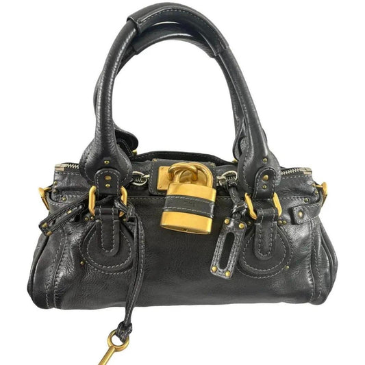 Chloé Black & Gold Hardware Paddington Bag