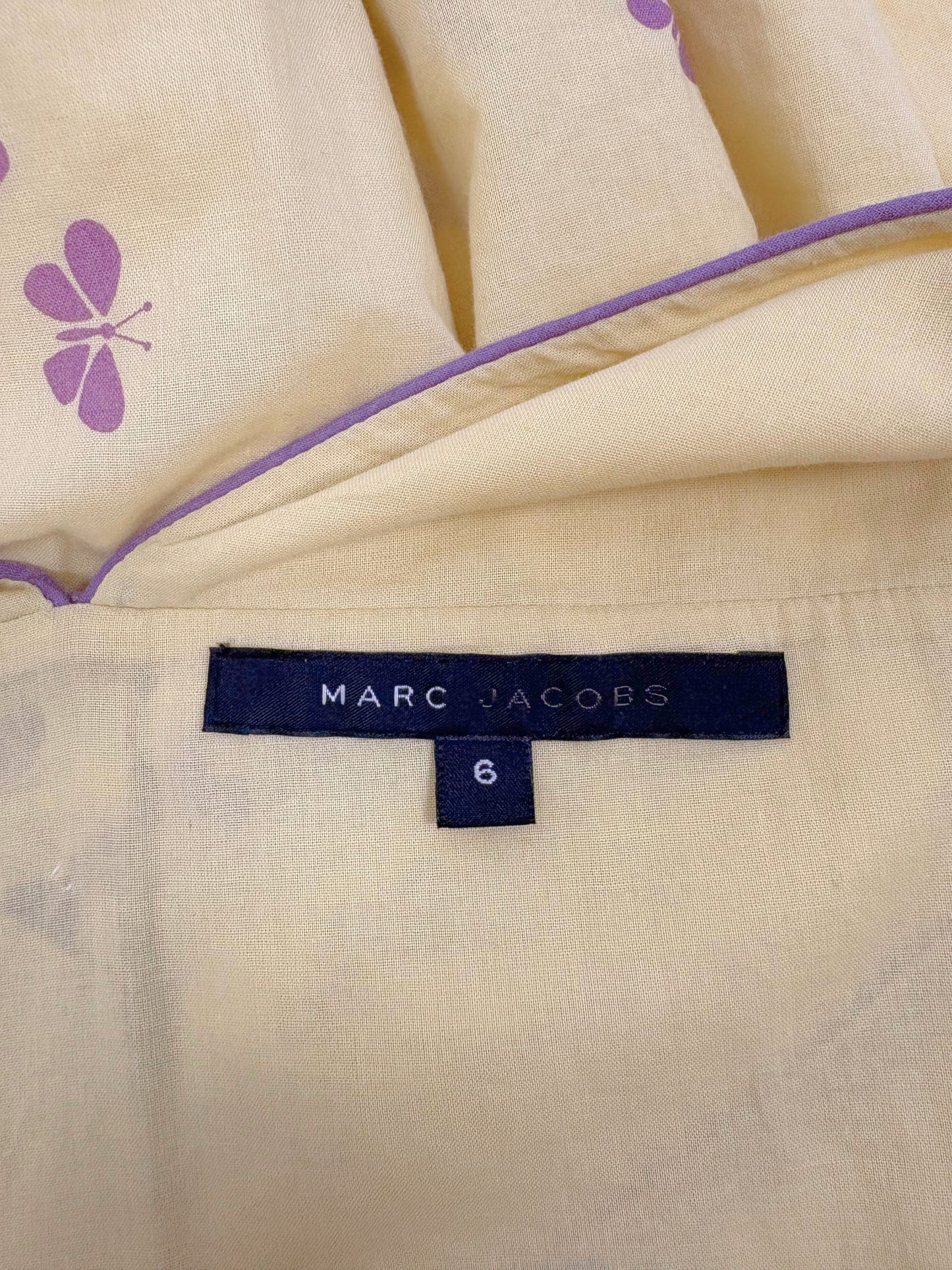 Marc Jacobs Butter Yellow Butterfly dress