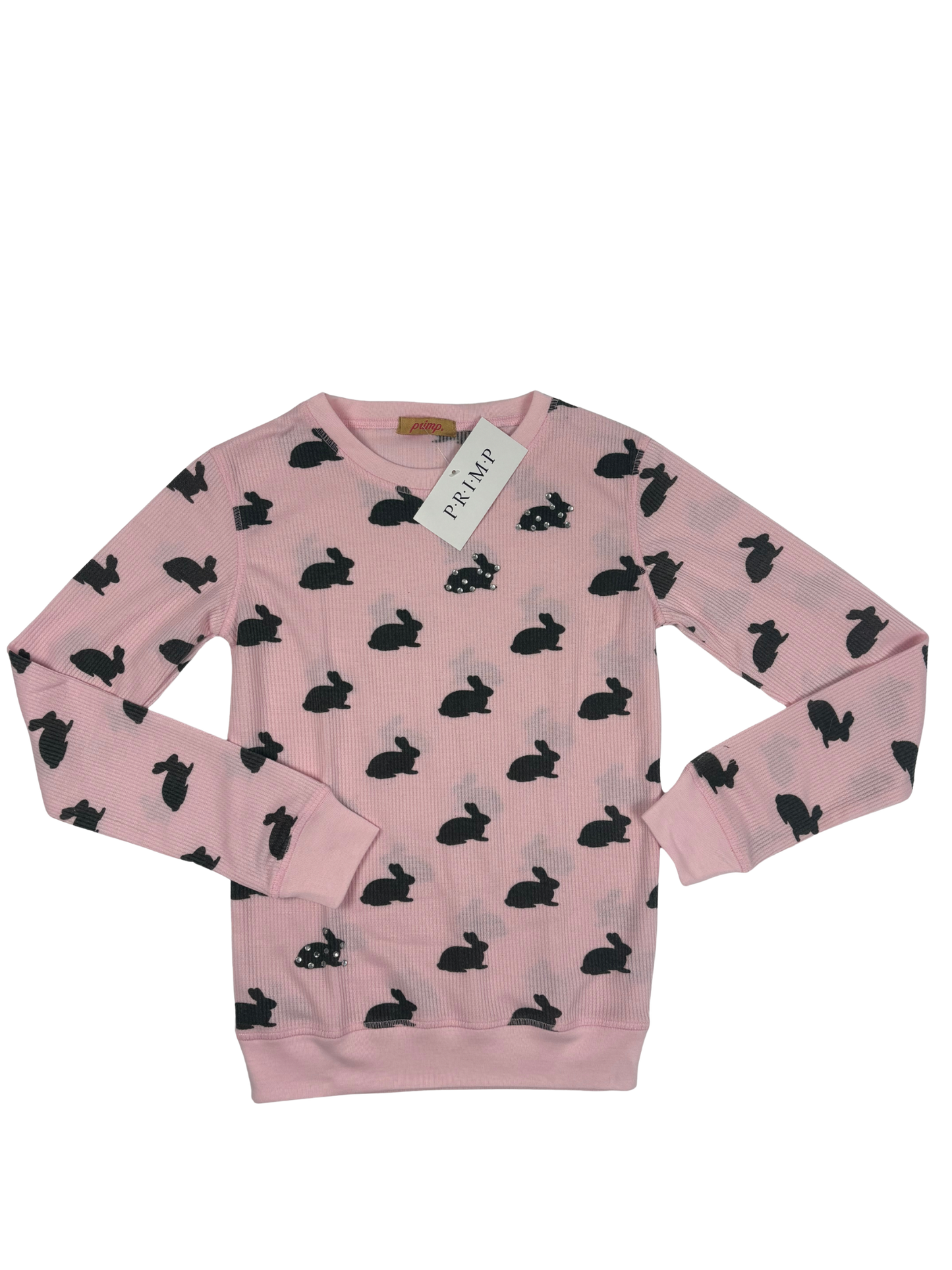 PRIMP Deadstock Pink Bunny Long Sleeve Top
