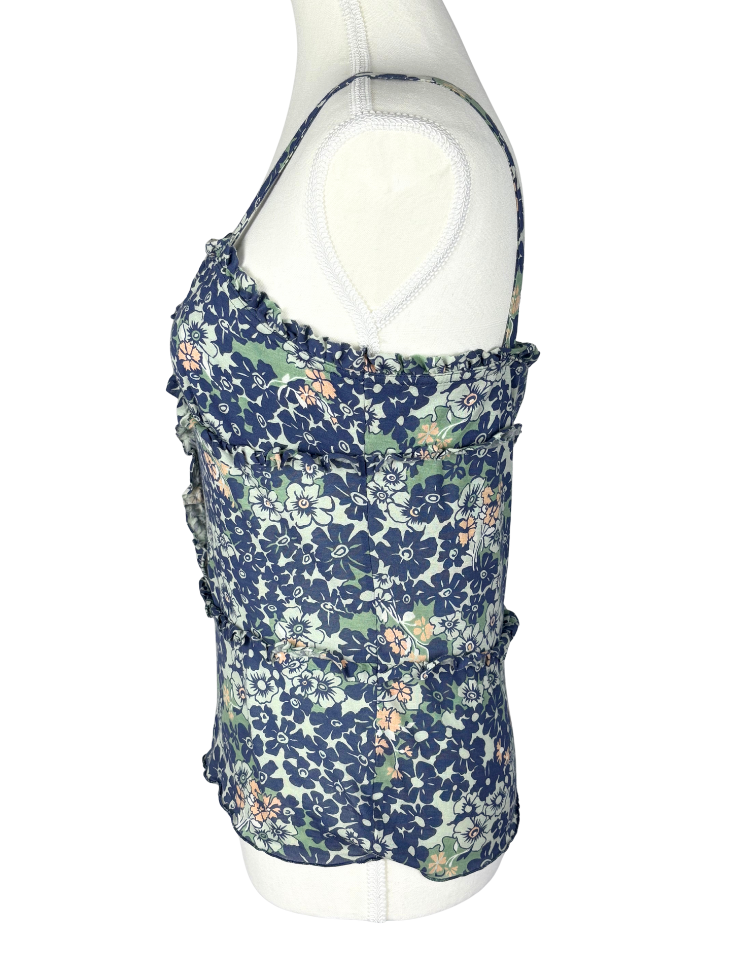 Marc by Marc Jacobs Blue Floral Camisole Top