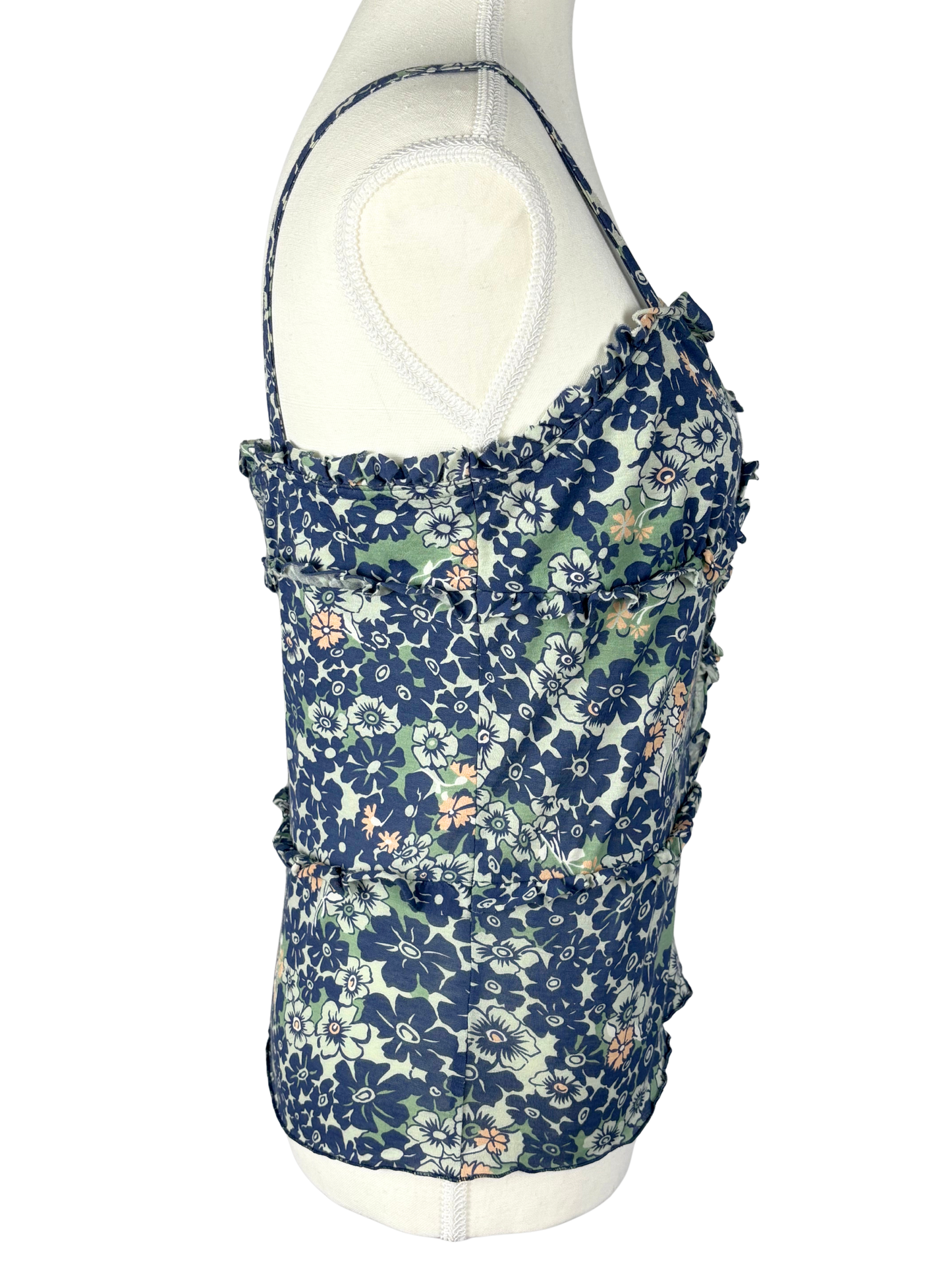 Marc by Marc Jacobs Blue Floral Camisole Top