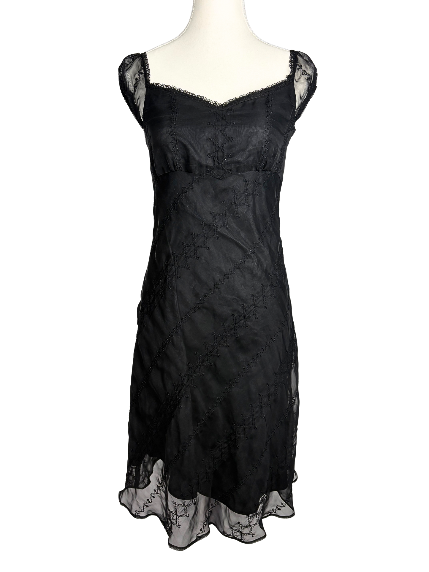 Rebecca Taylor Black Lace Dress