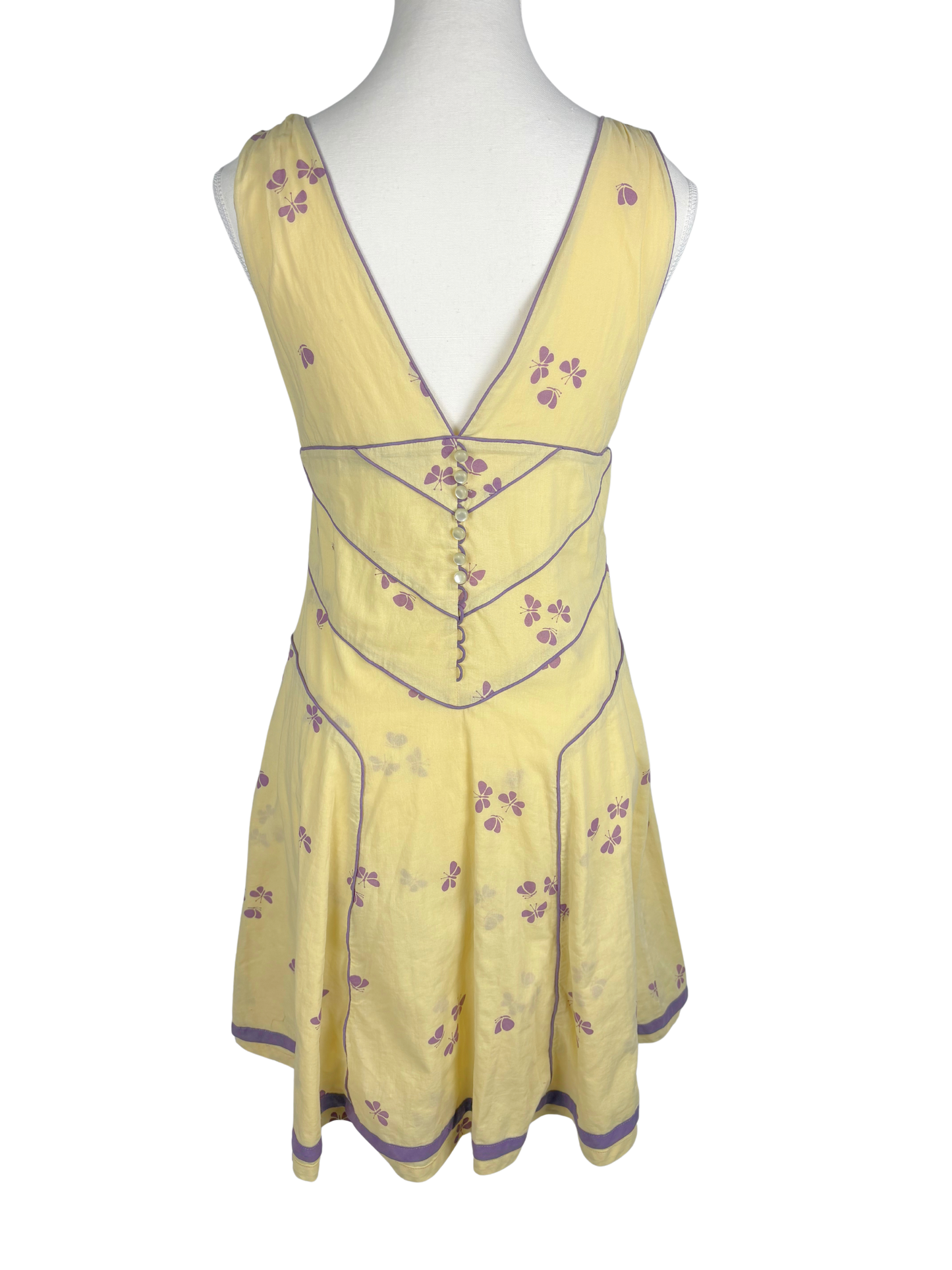 Marc Jacobs Butter Yellow Butterfly dress